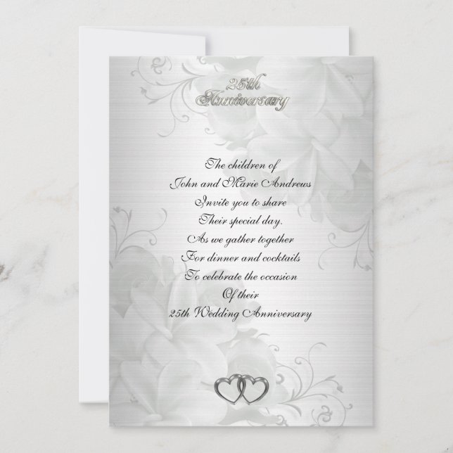 25° aniversario de la invitación de los padres (Anverso)