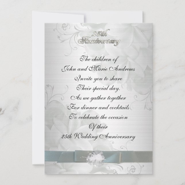 25° aniversario de la invitación de los padres (Anverso)