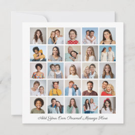 25 Collage de fotos Añadir su propia tarjeta de fe