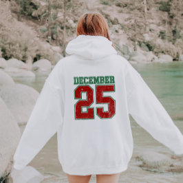 25 de diciembre Jersey Athletic Style Navidad
