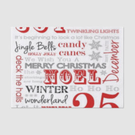 25 días de papel seda del navidad