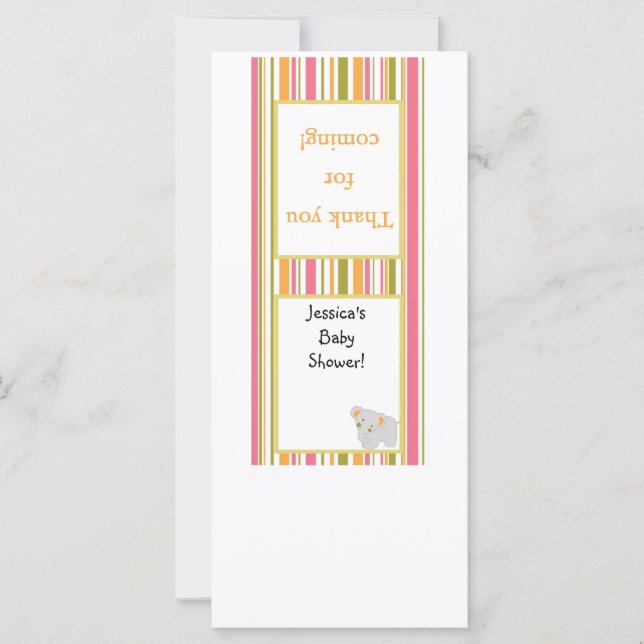 25 Lollipop Topper Tropical Punch Animales (Anverso)