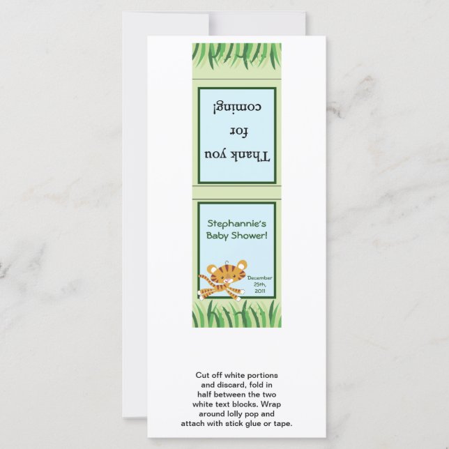 25 Mint Matchbooks Lluvia-Selva Animal (Anverso)