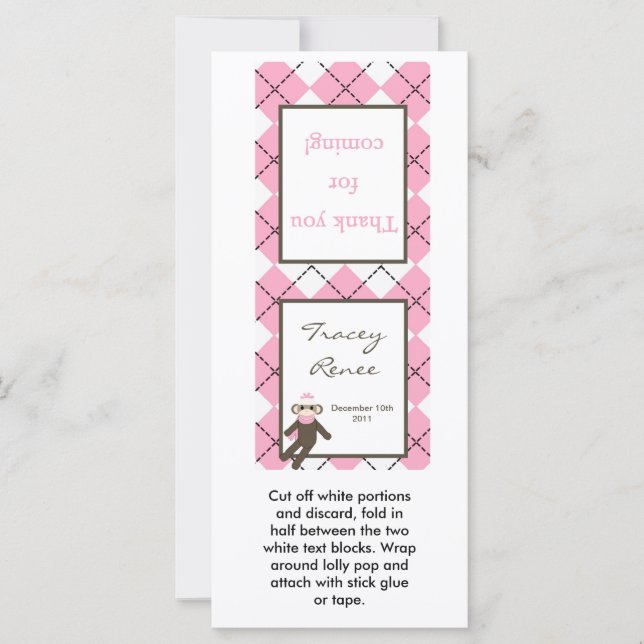 25 Mono de pavo rosado de guijarro de topador Loll (Anverso)