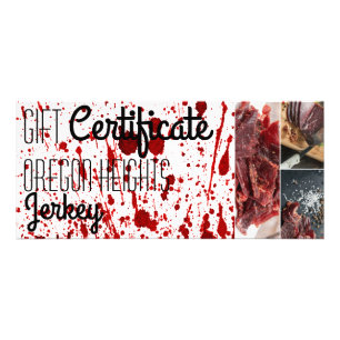 25 Pack Certificado de regalo de empresa Splatter 