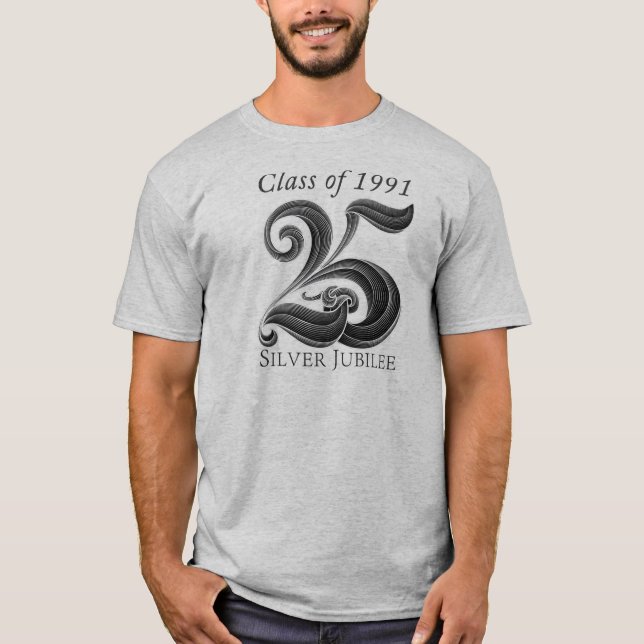 25to Camisa de la reunión de antiguos alumnos del (Anverso)