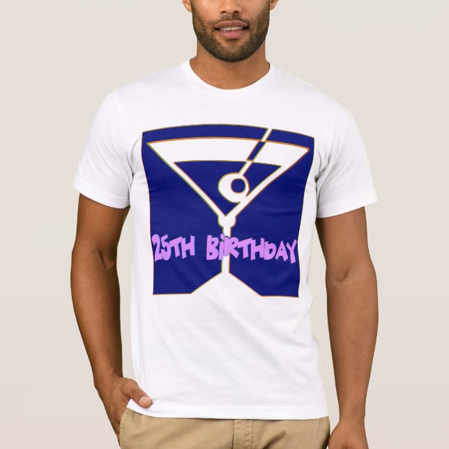 25to Camiseta de los regalos de cumpleaños (Anverso)