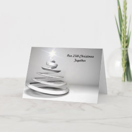 25to Tarjeta de Navidad del navidad junto