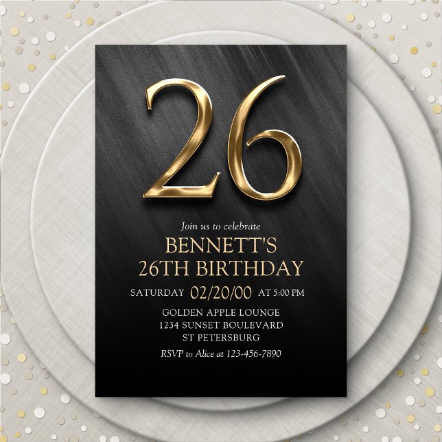 26.ª invitación de cumpleaños (Subido por el creador)