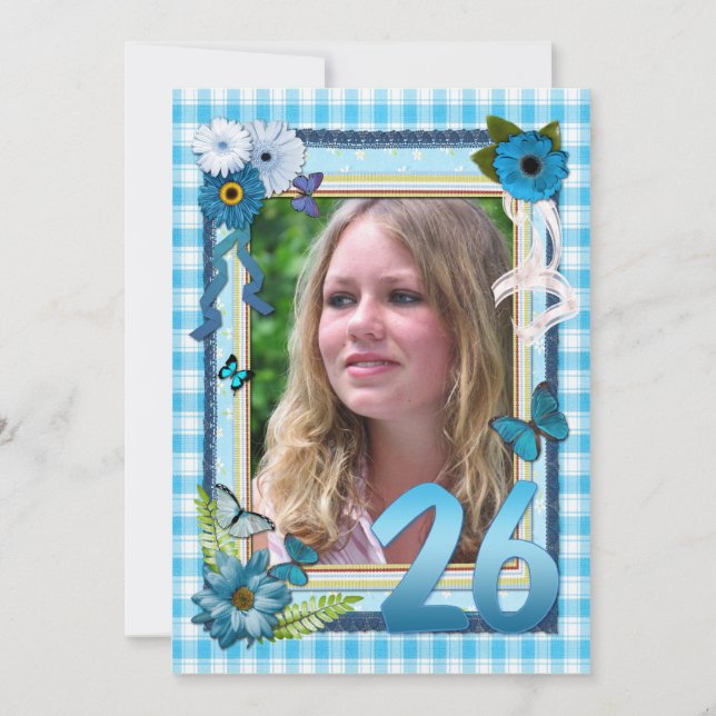 26.ª invitación para la fiesta de cumpleaños de la (Anverso)