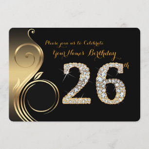26.ª, Invitación por cumpleaños, Diamante número,