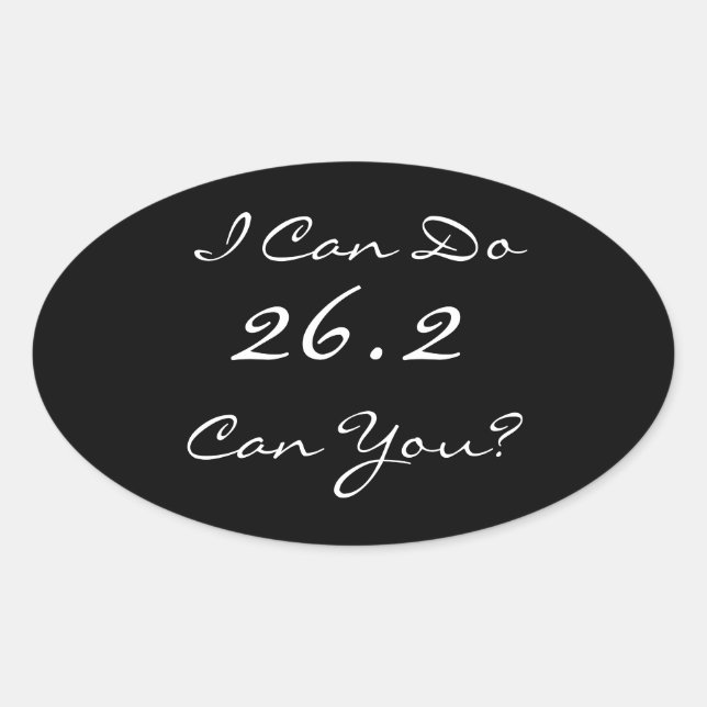 26.2 Pegatina de Marathon Runner (Anverso)