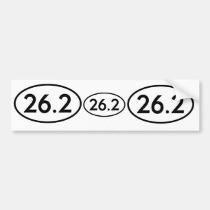 26,2 Pegatinas para el parachoques