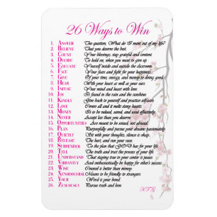 26 maneras de ganar imán - Rosa