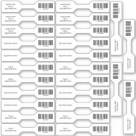 26 Pegatinas de Barbell de Inventario de Códigos d