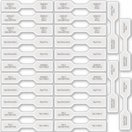 26 Pegatinas de Barbell de la etiqueta de precio d