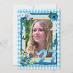 27.ª invitación para la fiesta de cumpleaños de la