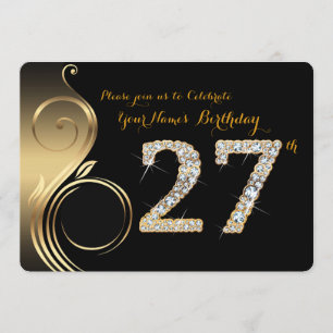 27.ª, Invitación por cumpleaños, Diamante número, 