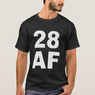 28 AF Camiseta - 28 Aniversario Camisas Mujeres Ge