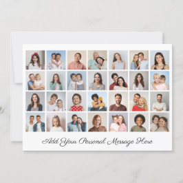 28 Collage de fotos Añadir su propia tarjeta plana