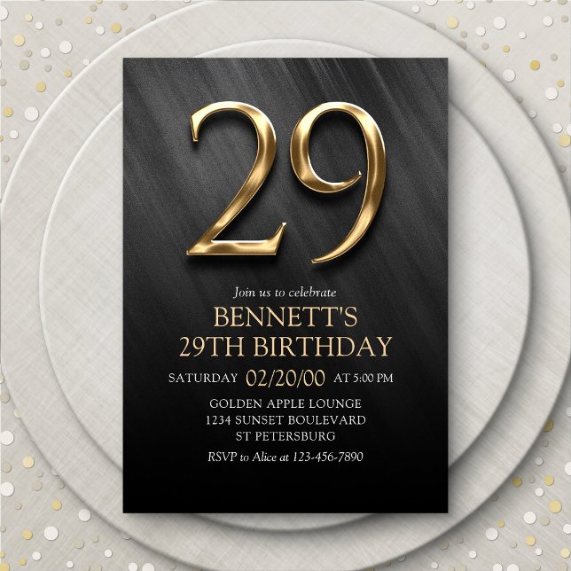 29.ª invitación de cumpleaños (Subido por el creador)