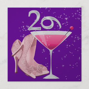 29 DE NUEVO Invitación de fiesta de cumpleaños por
