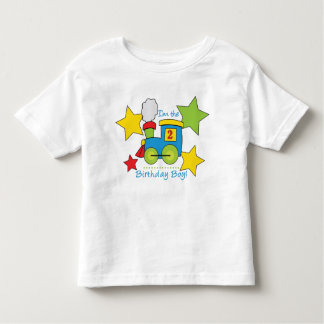 2.ª camiseta de tren Birthday Boy