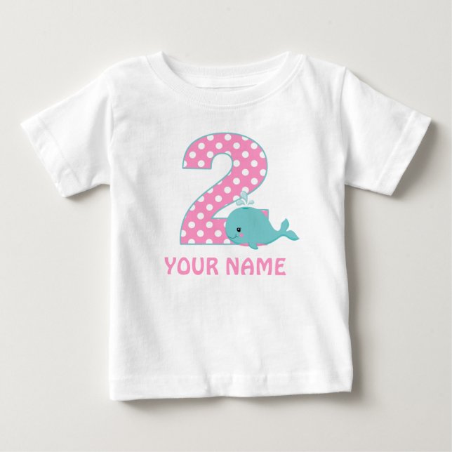 2.ª Camiseta Personalizada Chica de Ballenas (Anverso)
