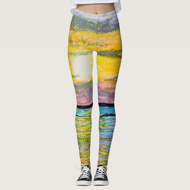 2.ª edición Beachy Sunset Leggings (Anverso)