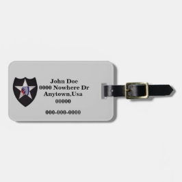 2.ª Etiqueta de portaequipajes de la División de I