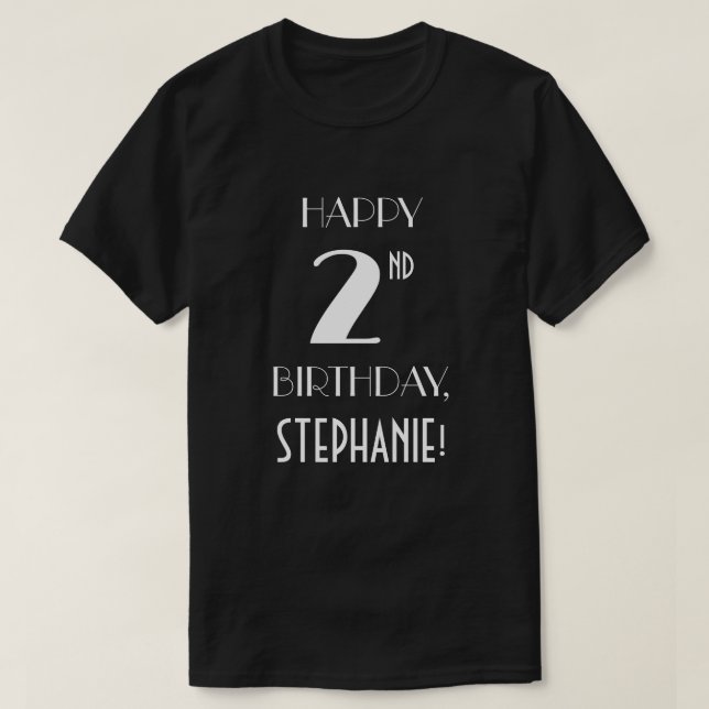2.ª Fiesta de cumpleaños - Camisa inspirada en el  (Diseño del anverso)