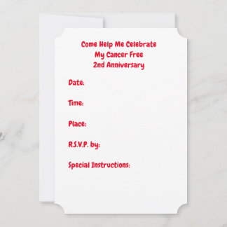 2.ª invitación a la fiesta del aniversario del cán