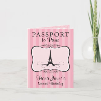 2.ª invitación a París para pasaporte