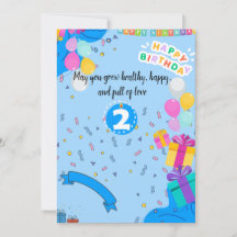 2.ª invitación de cumpleaños - Parte de Personaliz