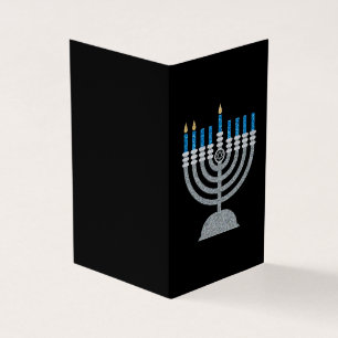 2.ª noche de las tarjetas Purpurinas de Hanukkah 2