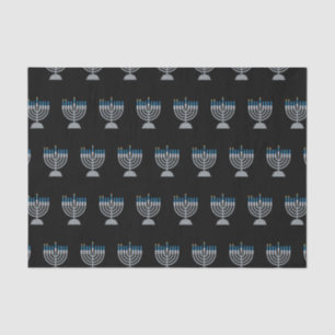 2.ª noche de papel de tejidos Purpurina de Hanukka