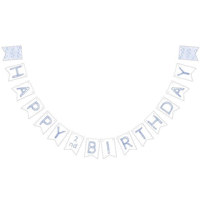 2.ª pancarta de cumpleaños de peces de mar (Todo)