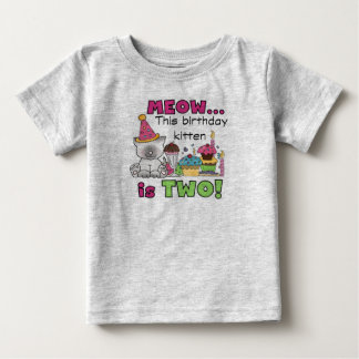 2.º gatito de cumpleaños camisetas y regalos