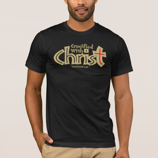 2:20 de Galatians en la camiseta oscura. (Anverso)