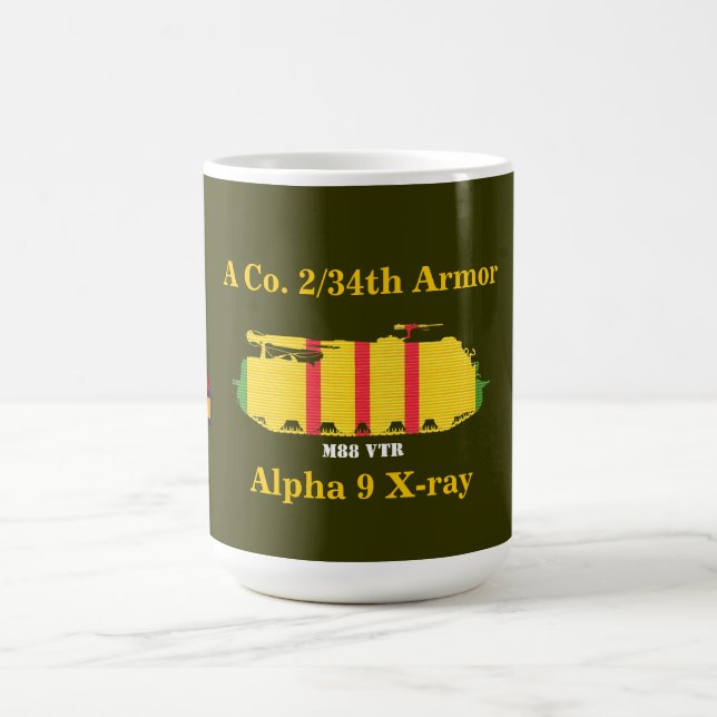 2/34o Armadura, 25tos Inf. Div. Taza de M88 VTR (Centro)