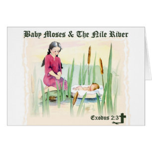 2:3 del éxodo - bebé Moses en el río Nilo