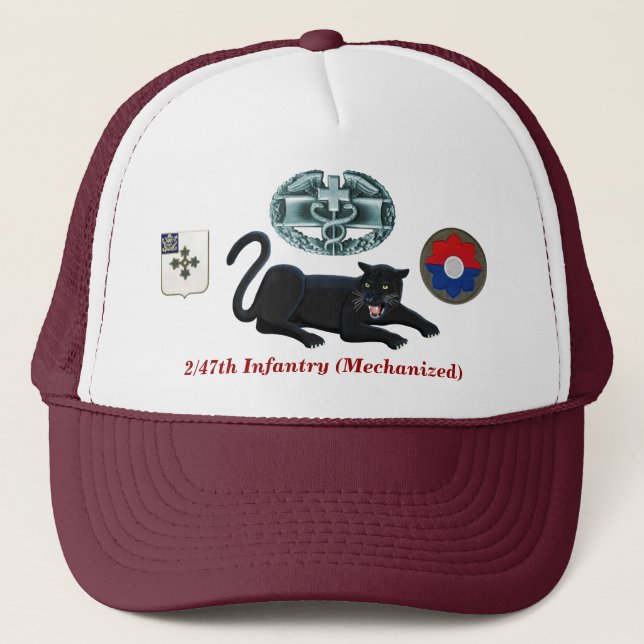 2/47o Gorra de CMB de las "panteras" de la (Anverso)