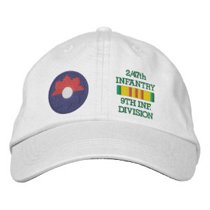 2/47o Inf. 9no Inf. Div. Gorra bordado remiendo