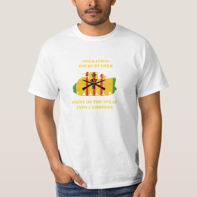 2/47o Inf. Punto de la camisa de Camboya de la (Anverso)