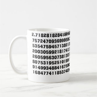 2,7182818284590… Taza