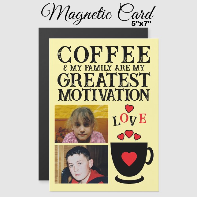 2 café fotográfico y tarjeta magnética roja famili (Subido por el creador)