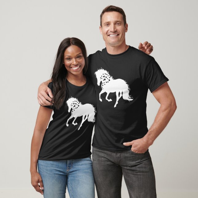 2- Camiseta de caballo, Camiseta de amante de caba (Unisexo)