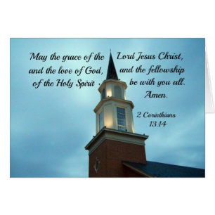 2 Cor 13:14 Que la gracia del Señor Jesús...