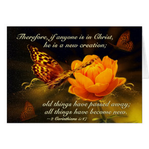 2 Corintios 5:17 Si alguien está en Cristo, Tarjet