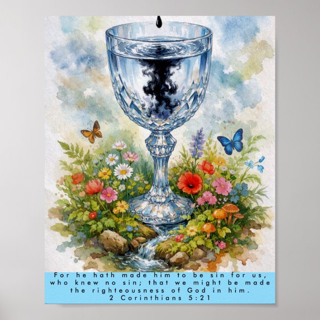 2 Corintios 5:21 Póster de Renovación (Frente)